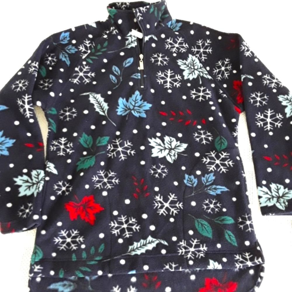Fleece Pullover Top, S